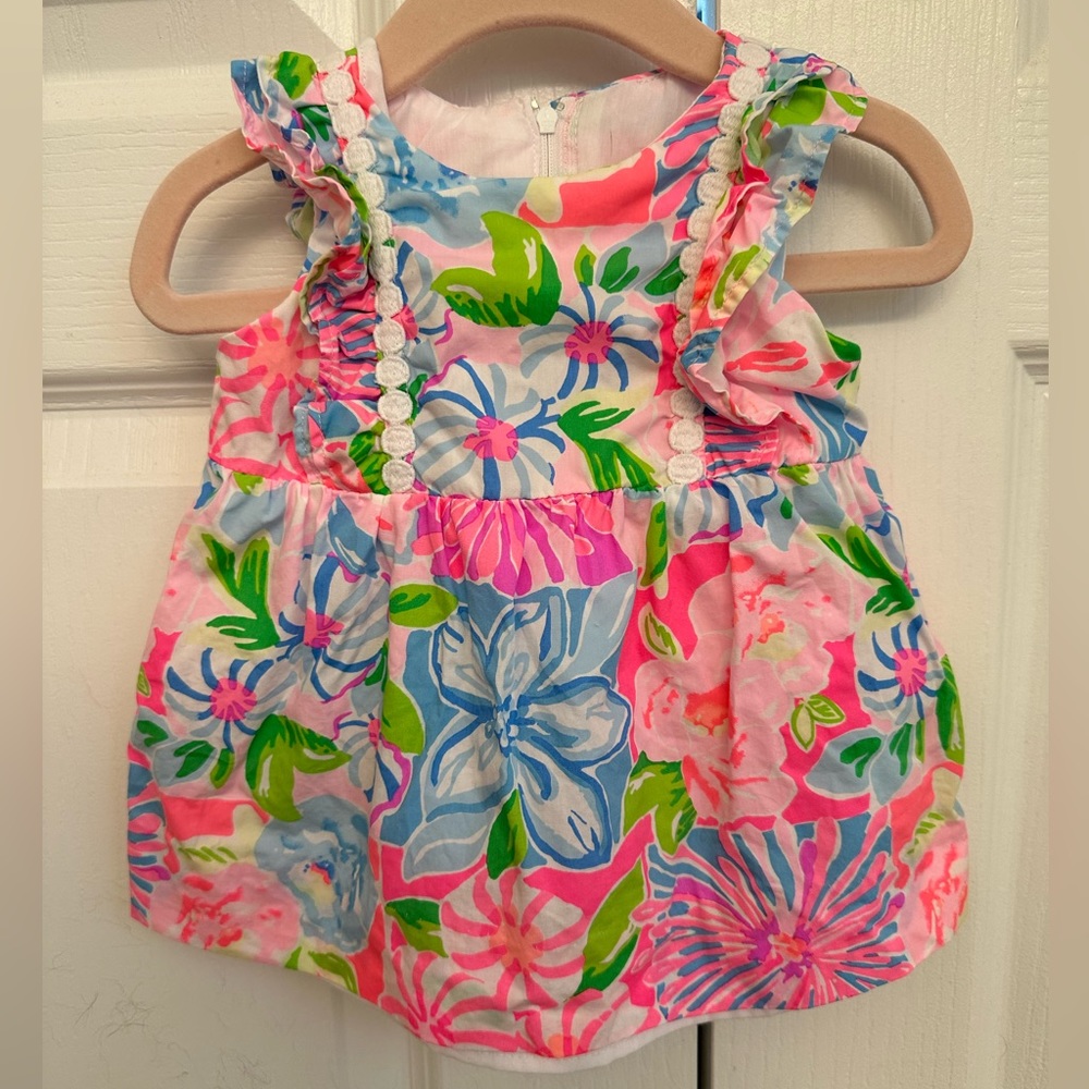 Lilly Pulitzer Annabelle Floral Dress and Bloomers